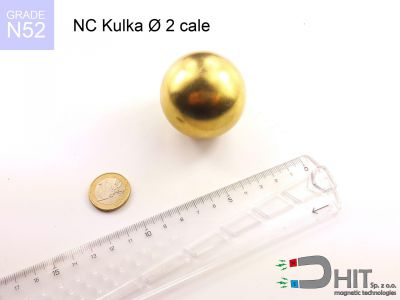 NC kulka fi 2 cale N52 - neocube - neodymowe magnesy w kulkach
